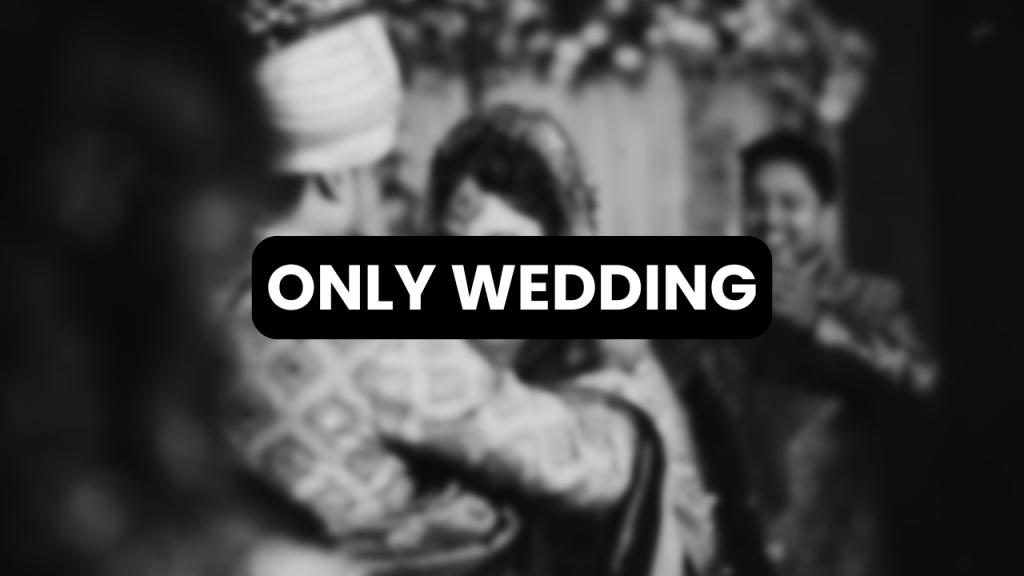 Only Wedding Photography - Visual Tales by SK